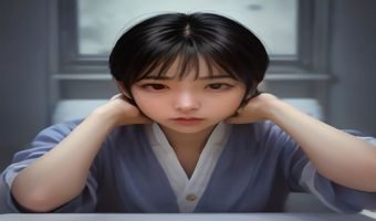 电脑屏幕显示隐私设置界面，用户开启无痕浏览模式，桌面整洁，暖色调